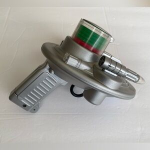 Ray gun toy foam rings vintage silver tone space works lights sound